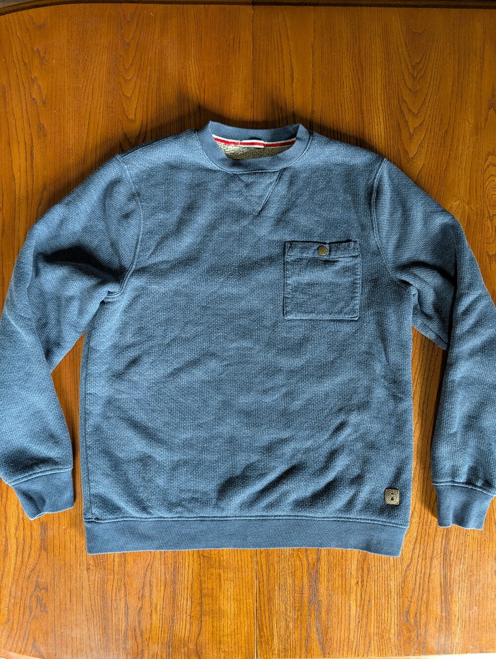 Coleman Fleece-Lined Pullover Sweatshirt Men’s Medium – Blue